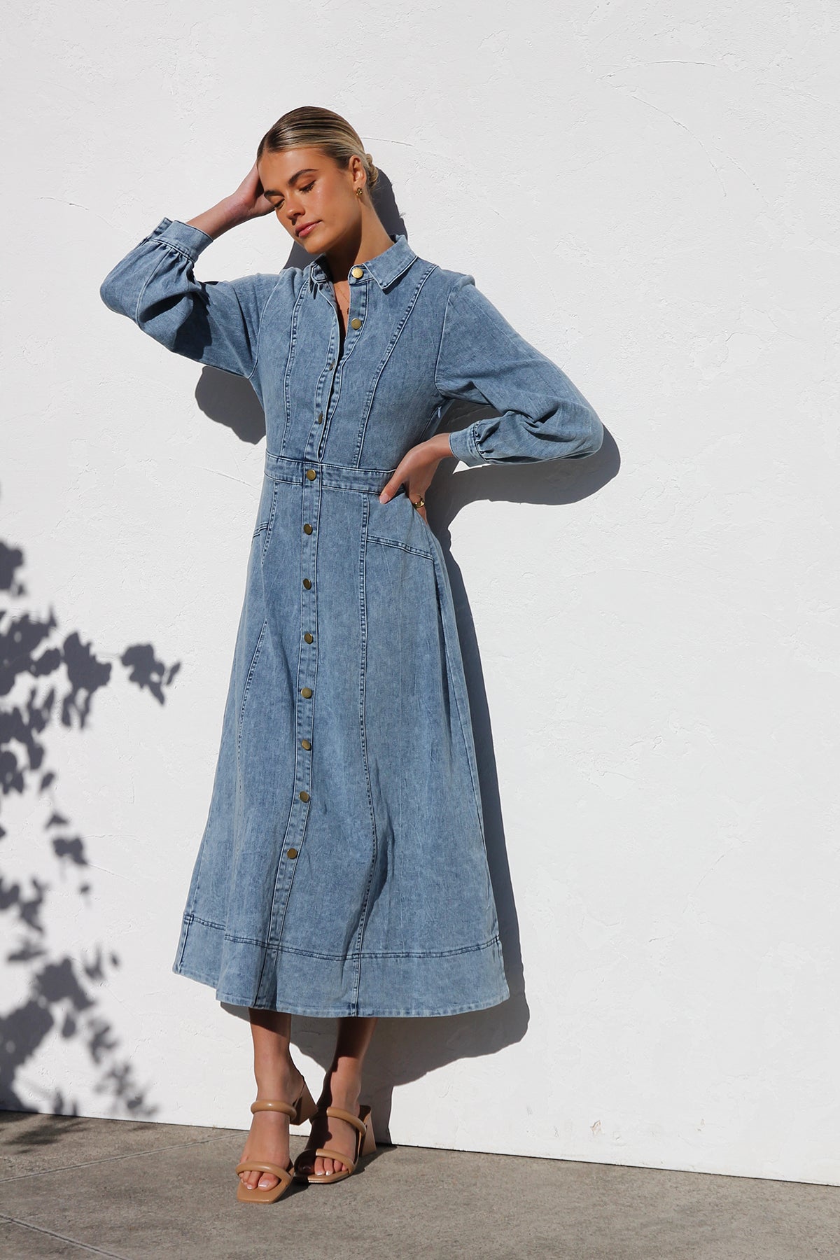 Imogen safari shirt dress fashion