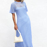 Christina Dress POWDER BLUE
