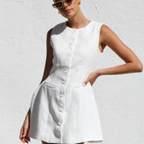 Yasmin Mini Dress WHITE