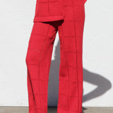 Melina Knit Pants RED