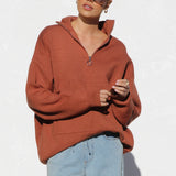 Natasha Knit Sweater CHESTNUT