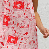 Trina Dress PINK/RED