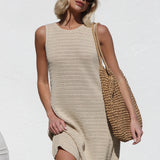 Canggu Knit Dress BEIGE