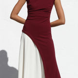 Mayci Maxi Dress BURGUNDY