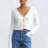 Joline Knit Cardigan WHITE