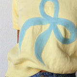 Lara Bow Knit Top BUTTER