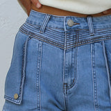 Toni Denim Shorts BLUE