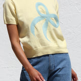 Lara Bow Knit Top BUTTER