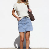 Rhea Denim Skirt