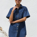 Emily Denim Dress INDIGO