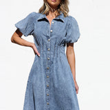 Cate Dress BLUE DENIM