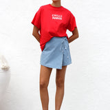 Jianna Denim Skort LIGHT BLUE