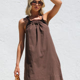 Mindie Dress CHOCOLATE