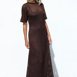 Christina Dress CHOCOLATE
