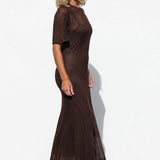 Christina Dress CHOCOLATE