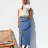 April Denim Skirt