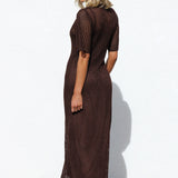 Christina Dress CHOCOLATE