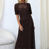 Christina Dress CHOCOLATE