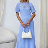 Christina Dress POWDER BLUE