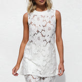 Isla Lace Top WHITE
