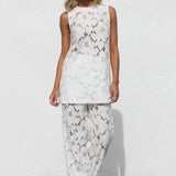 Isla Lace Pants WHITE