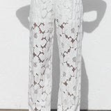 Isla Lace Pants WHITE