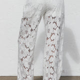 Isla Lace Pants WHITE