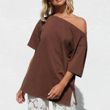 Tahlea Top CHOCOLATE