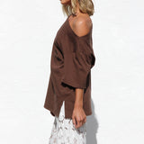 Tahlea Top CHOCOLATE