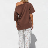 Tahlea Top CHOCOLATE