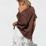 Tahlea Top CHOCOLATE