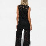 Isla Lace Pants BLACK