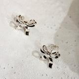 Vera Bow Stud SILVER