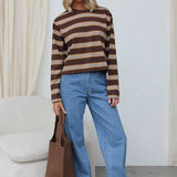 Espresso Stripe top