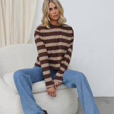 Espresso Stripe top