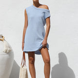 Leigh Mini Dress SKY BLUE