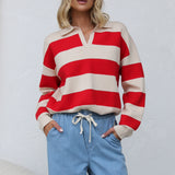 Frankie Knit Sweater RED