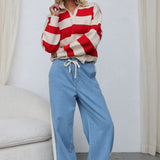 Frankie Knit Sweater RED