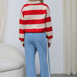 Frankie Knit Sweater RED