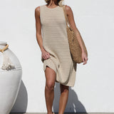 Canggu Knit Dress BEIGE