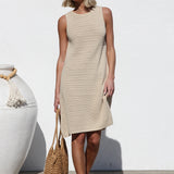 Canggu Knit Dress BEIGE