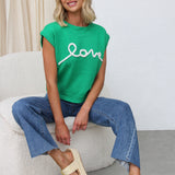Love Knit Top GREEN