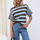 Vanessa Stripe Knit Tee