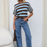 Vanessa Stripe Knit Tee