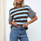 Vanessa Stripe Knit Tee