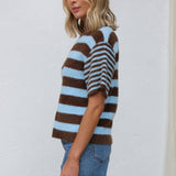 Vanessa Stripe Knit Tee