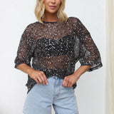 Eclipse Sequin Top