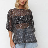 Eclipse Sequin Top