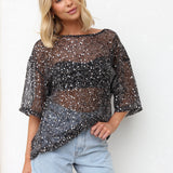 Eclipse Sequin Top
