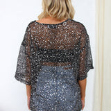 Eclipse Sequin Top